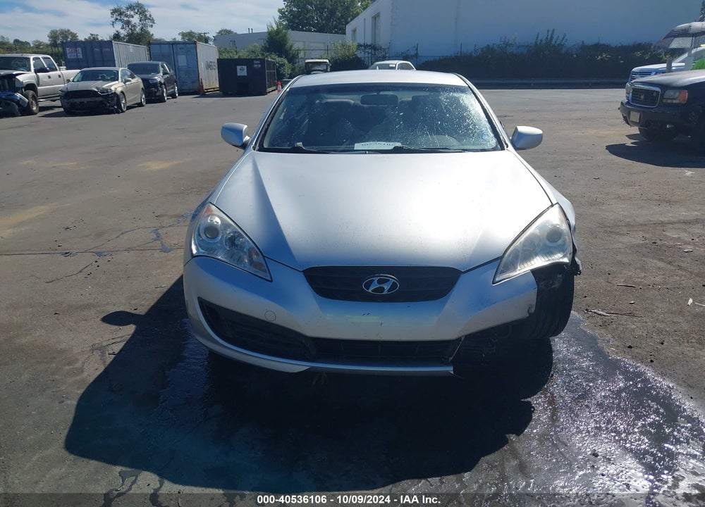 2010 HYUNDAI GENESIS 2.0T VIN: KMHHT6KDXAU025717