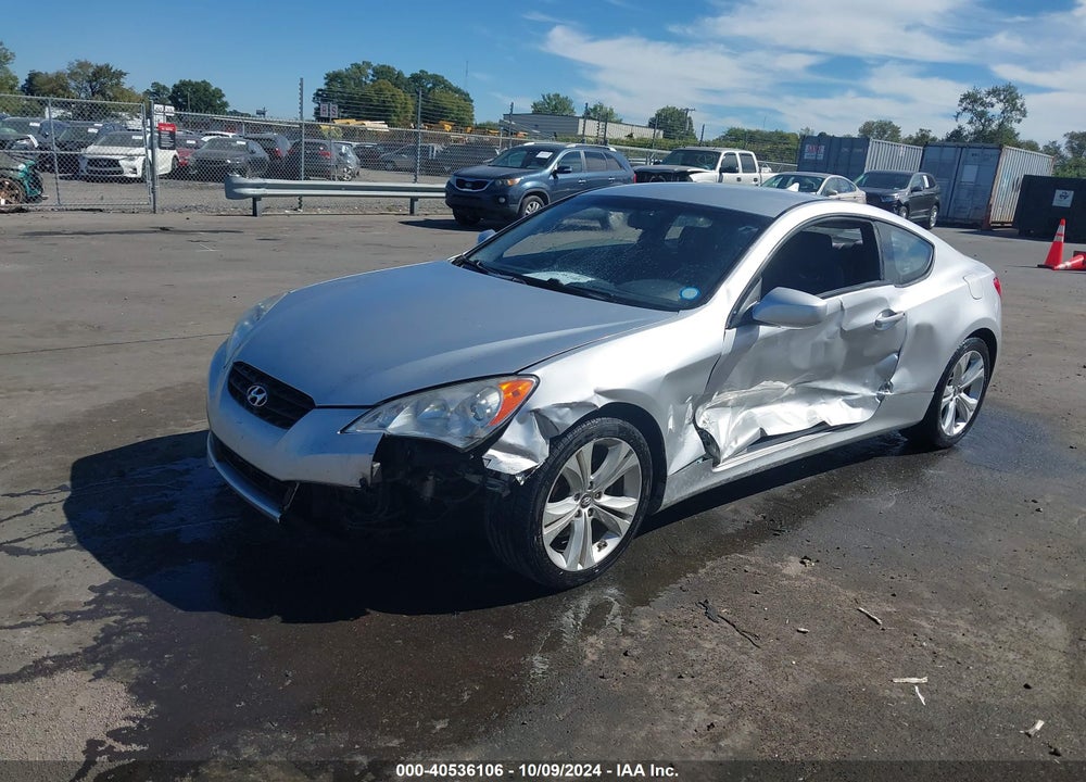 2010 HYUNDAI GENESIS 2.0T VIN: KMHHT6KDXAU025717