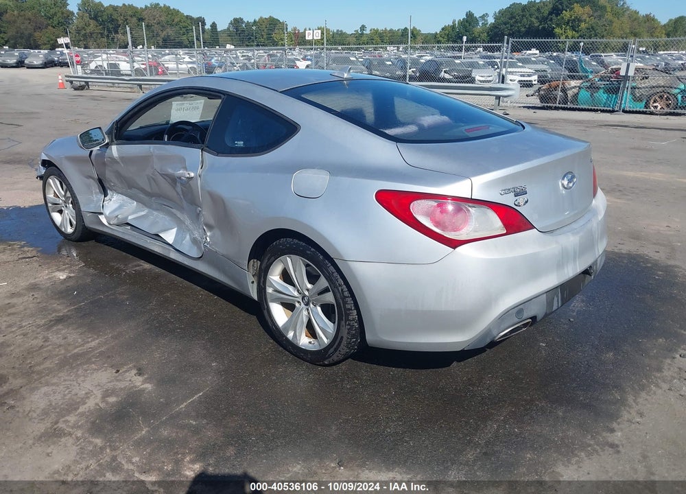 2010 HYUNDAI GENESIS 2.0T VIN: KMHHT6KDXAU025717