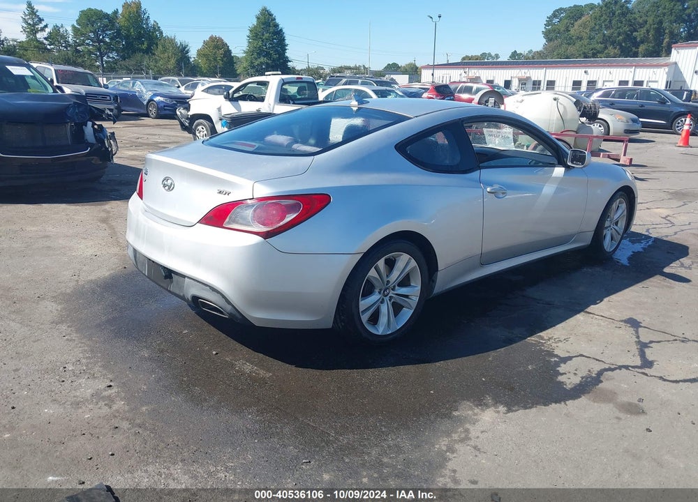 2010 HYUNDAI GENESIS 2.0T VIN: KMHHT6KDXAU025717