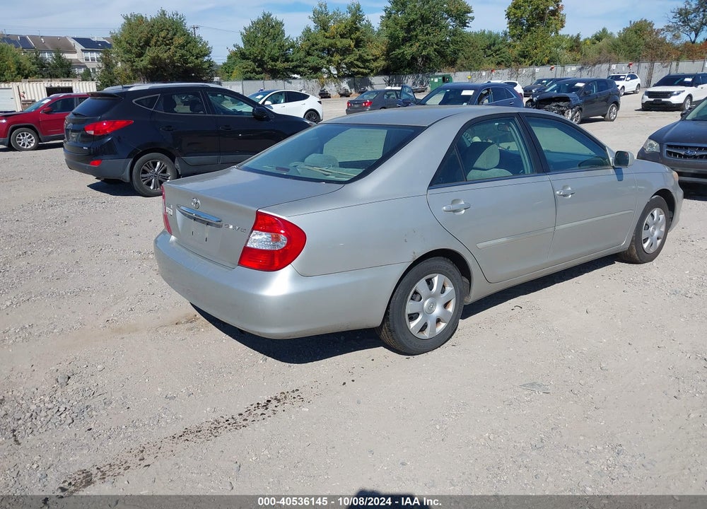 2004 TOYOTA CAMRY LE VIN: 4T1BE32K04U856936