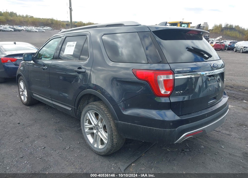 2017 FORD EXPLORER XLT VIN: 1FM5K8D8XHGE17879