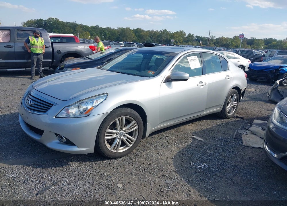 2012 INFINITI G25X VIN: JN1DV6AR0CM730672