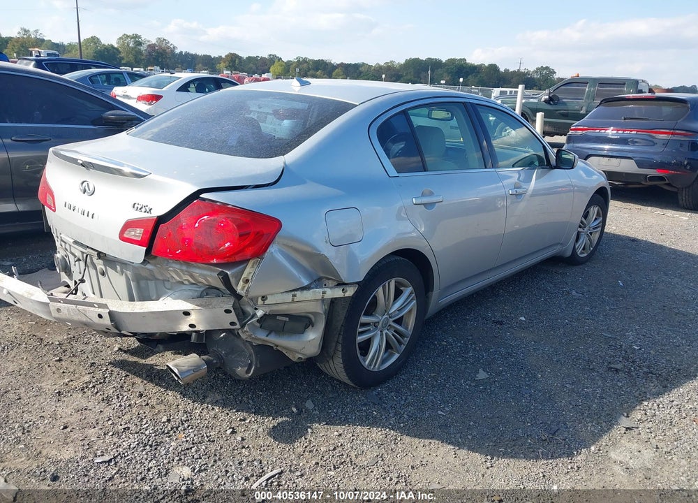 2012 INFINITI G25X VIN: JN1DV6AR0CM730672