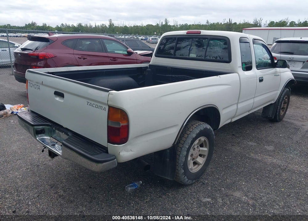 2000 TOYOTA TACOMA PRERUNNER VIN: 4TASM92N6YZ643420