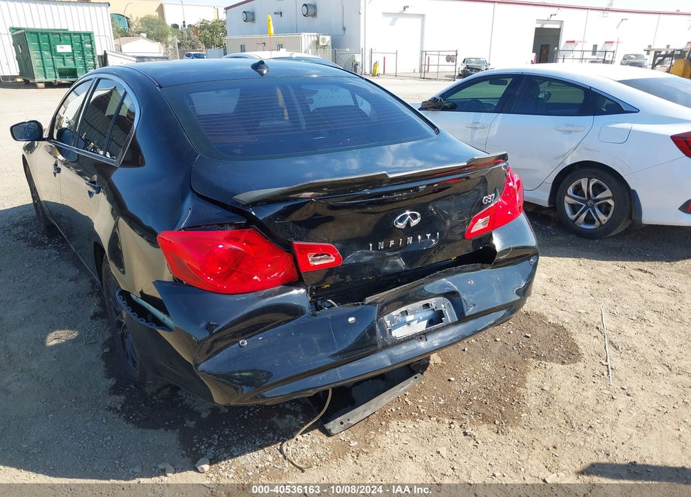 2012 INFINITI G37 JOURNEY VIN: JN1CV6AP2CM934674