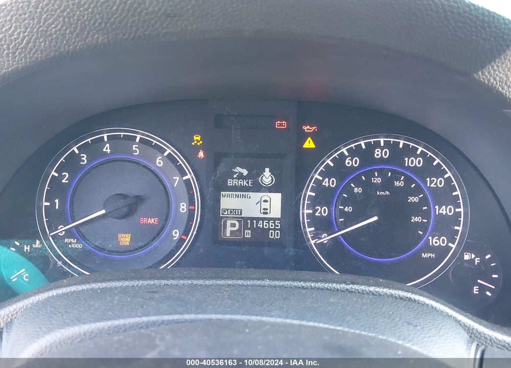 2012 INFINITI G37 JOURNEY VIN: JN1CV6AP2CM934674