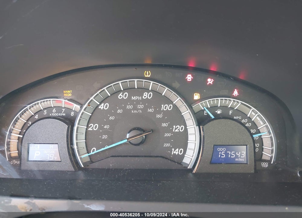 2012 TOYOTA CAMRY SE VIN: 4T1BF1FK2CU086409