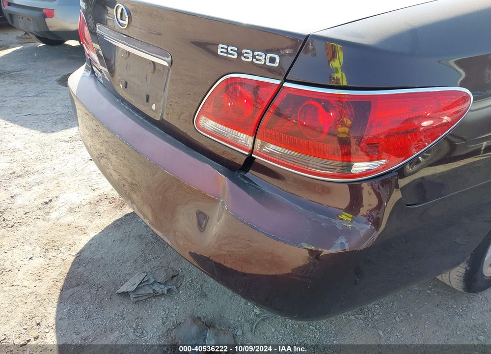 2006 LEXUS ES 330 VIN: JTHBA30G265150674