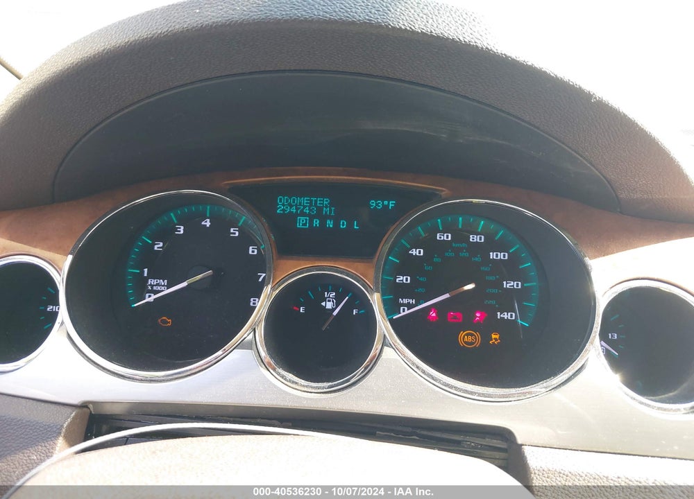 2012 BUICK ENCLAVE PREMIUM VIN: 5GAKRDED8CJ363714