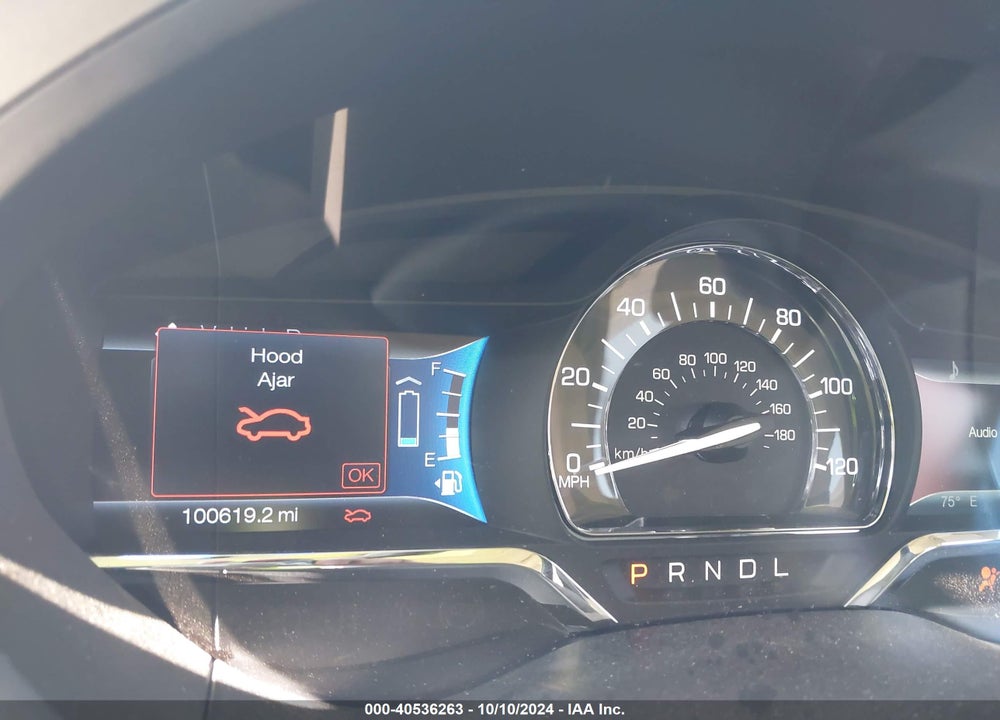 2014 LINCOLN MKZ HYBRID VIN: 3LN6L2LU1ER808971