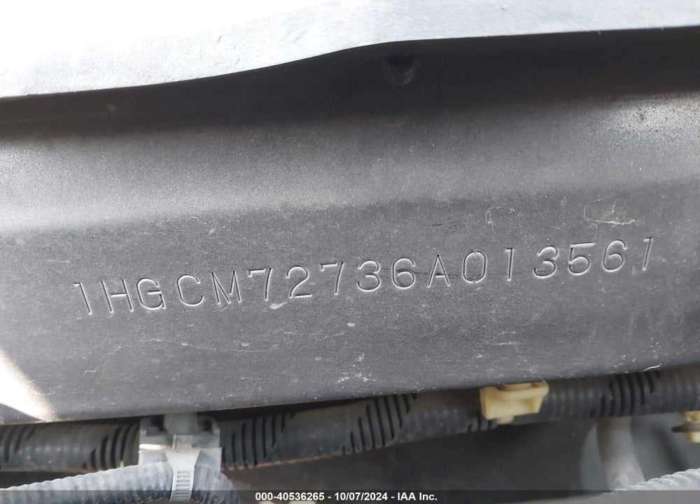 2006 HONDA ACCORD 2.4 EX VIN: 1HGCM72736A013561