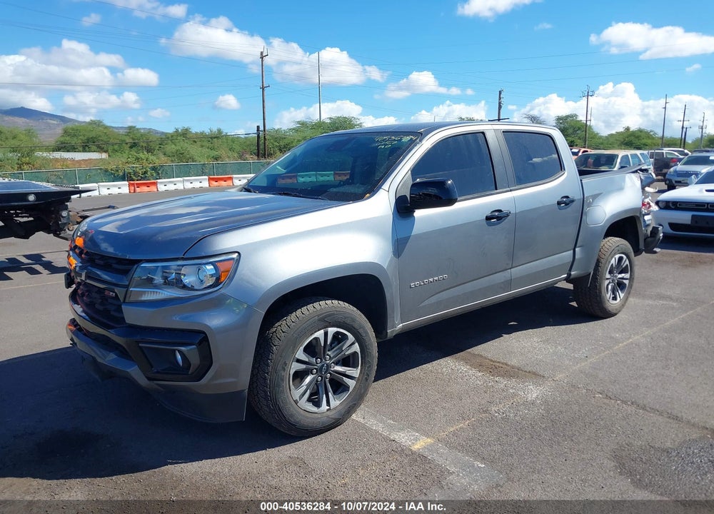 2021 CHEVROLET COLORADO 2WD SHORT BOX Z71 VIN: 1GCGSDEN3M1123408