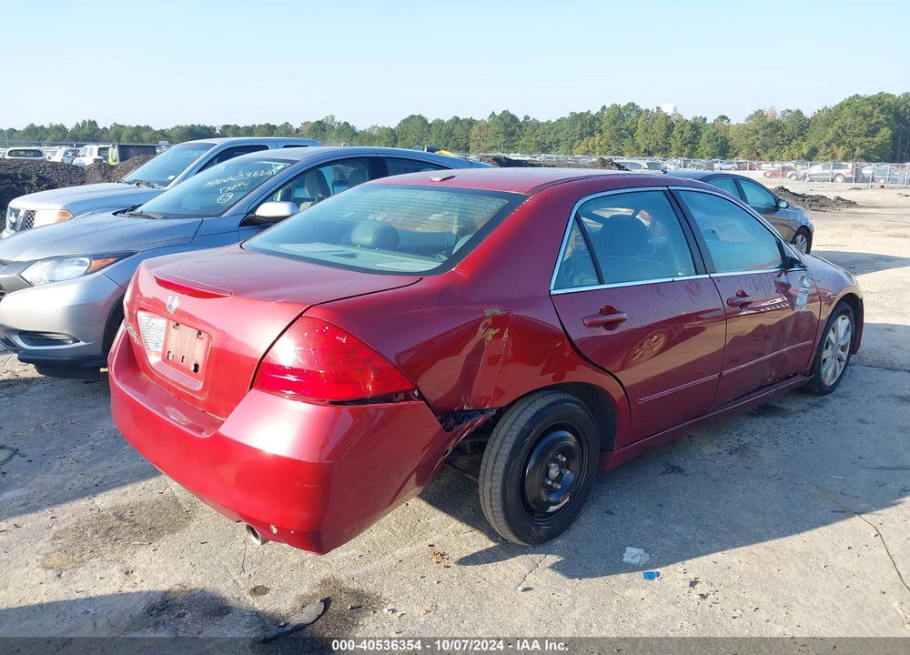 2007 HONDA ACCORD 3.0 EX VIN: 1HGCM66547A048503