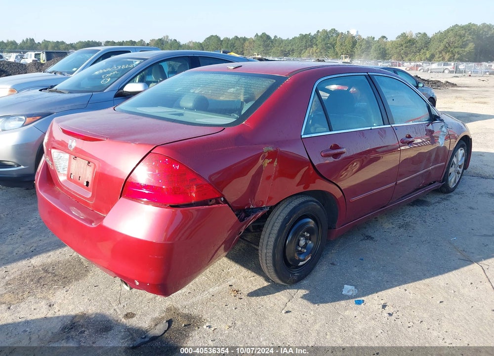 2007 HONDA ACCORD 3.0 EX VIN: 1HGCM66547A048503