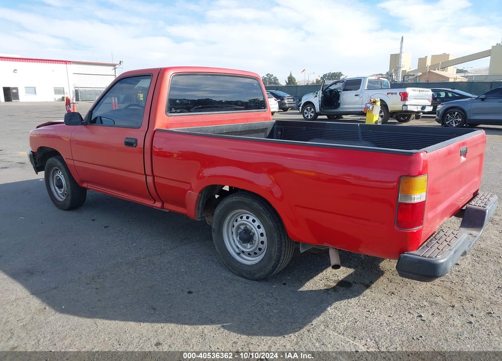 1989 TOYOTA PICKUP 1/2 TON SHT WHEELBASE DLX VIN: JT4RN81P4K0013548