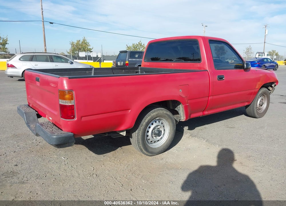 1989 TOYOTA PICKUP 1/2 TON SHT WHEELBASE DLX VIN: JT4RN81P4K0013548
