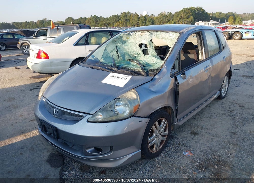 2007 HONDA FIT SPORT VIN: JHMGD38637S028207