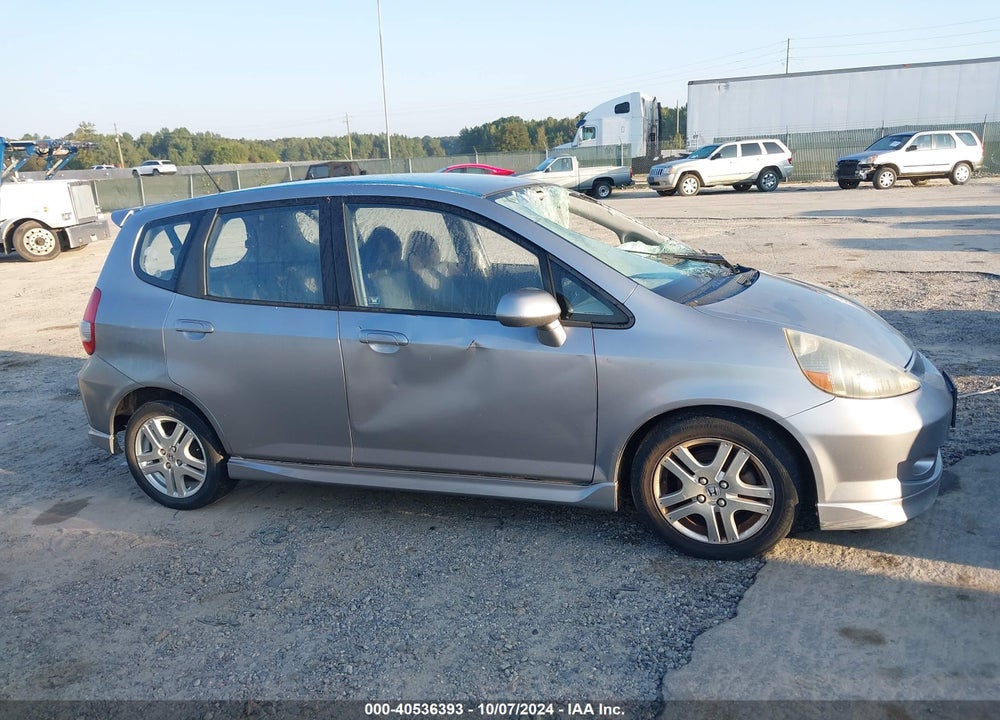 2007 HONDA FIT SPORT VIN: JHMGD38637S028207