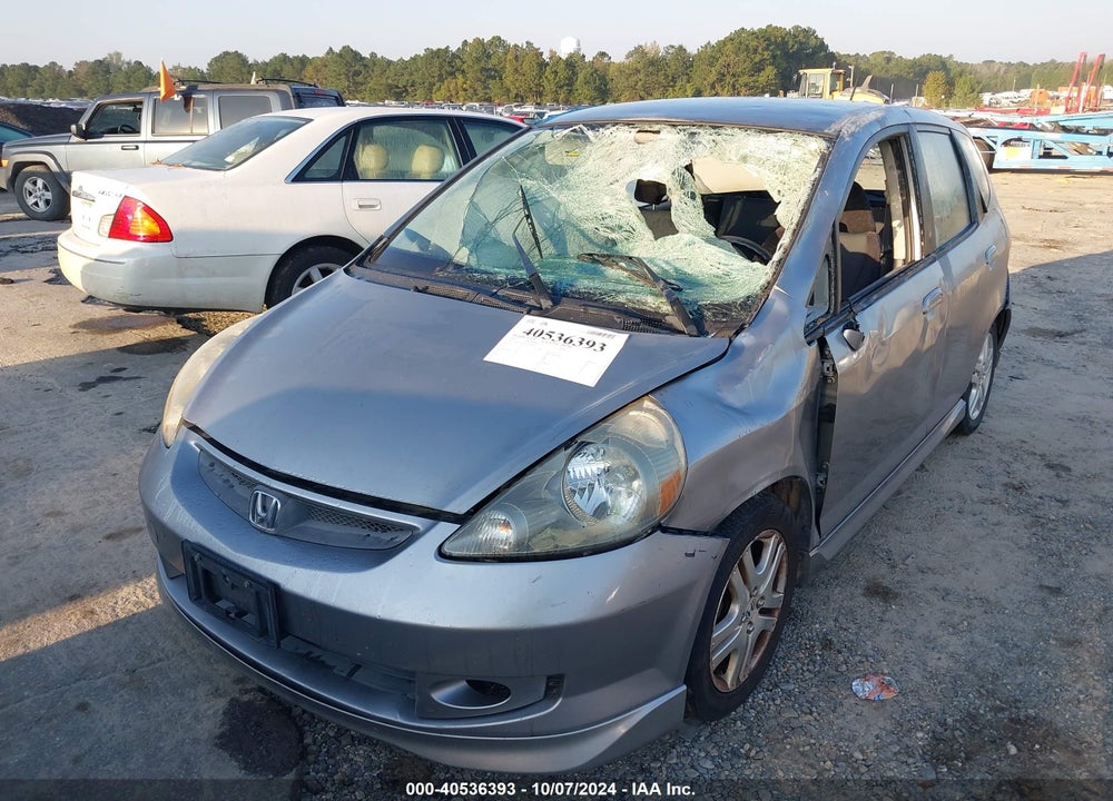2007 HONDA FIT SPORT VIN: JHMGD38637S028207