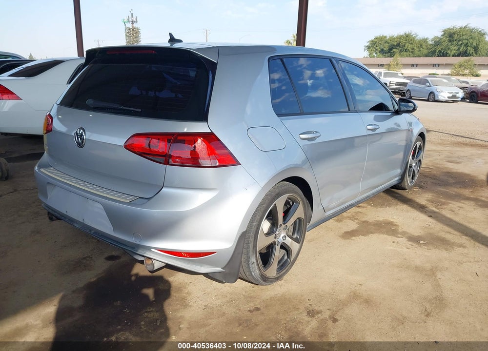 2015 VOLKSWAGEN GOLF GTI 2.0T SE 4-DOOR VIN: 3VW4T7AU2FM049481
