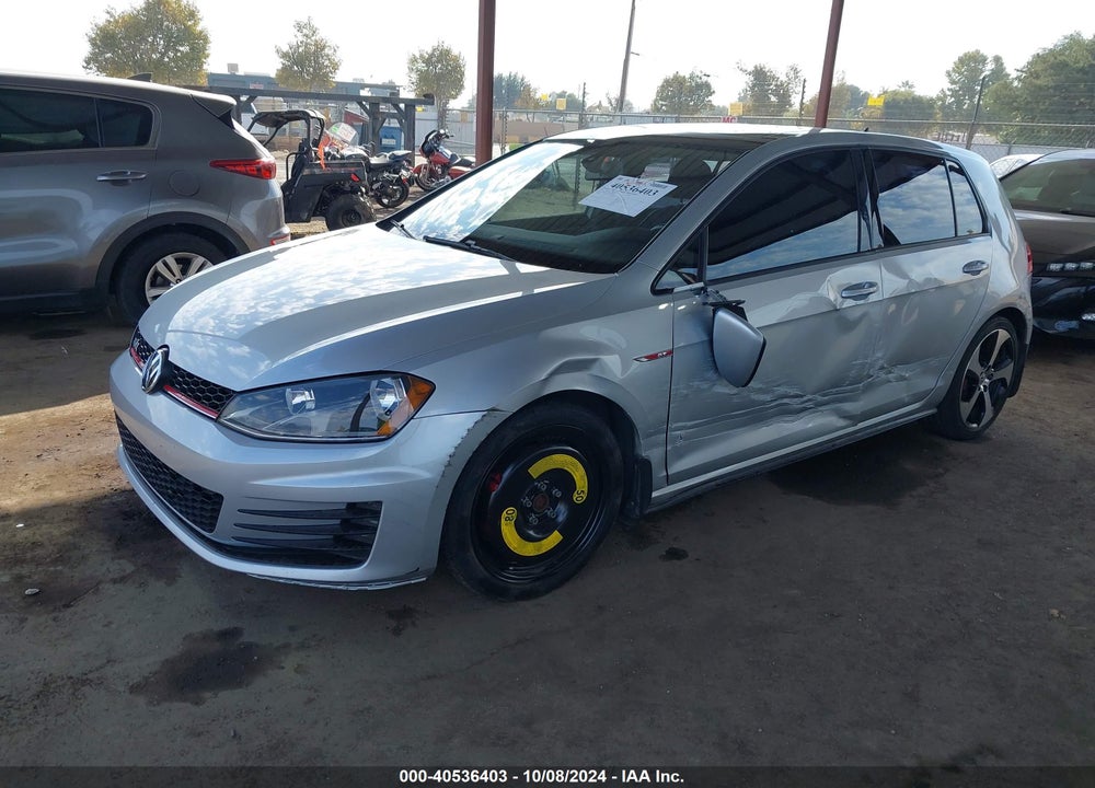 2015 VOLKSWAGEN GOLF GTI 2.0T SE 4-DOOR VIN: 3VW4T7AU2FM049481