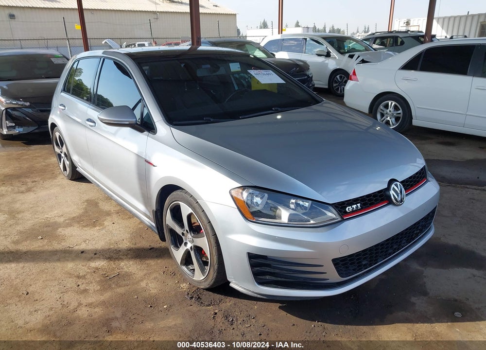 2015 VOLKSWAGEN GOLF GTI 2.0T SE 4-DOOR VIN: 3VW4T7AU2FM049481