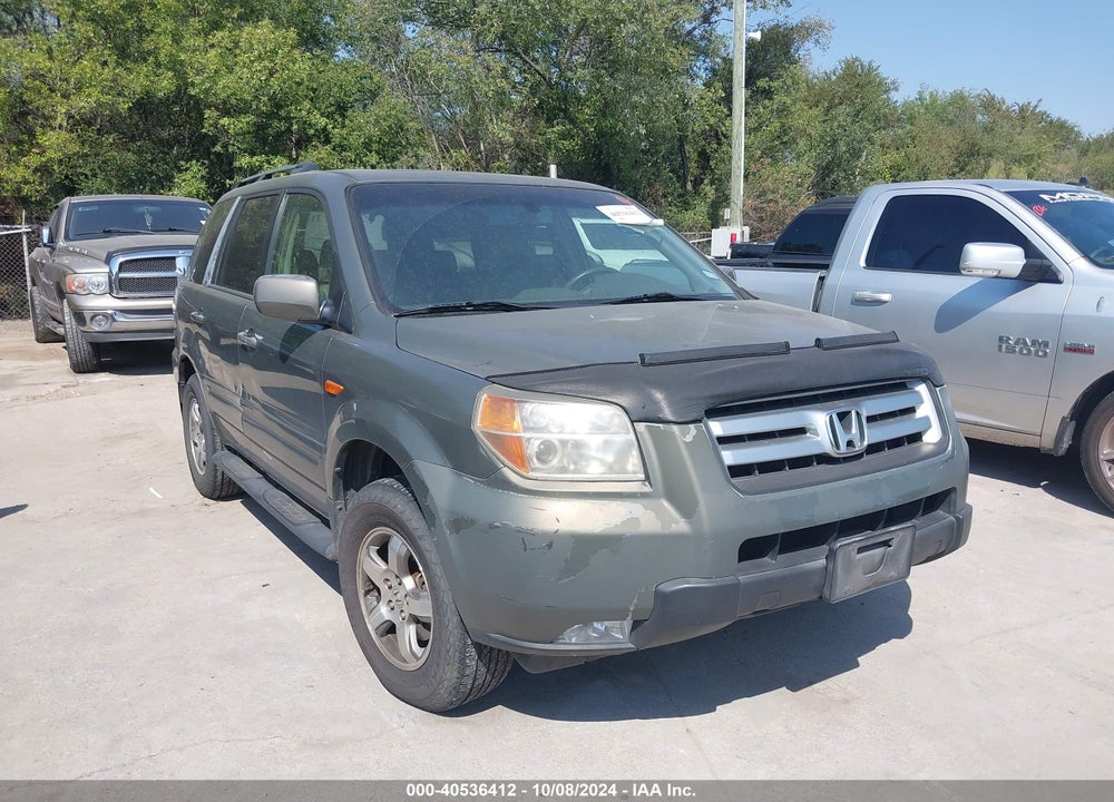 2007 HONDA PILOT EX-L VIN: 2HKYF18627H514266