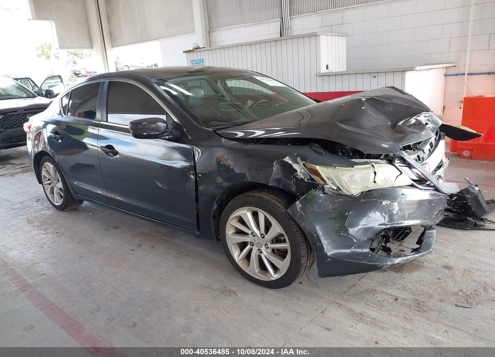 2016 ACURA ILX PREMIUM PACKAGE/TECHNOLOGY PLUS PACKAGE VIN: 19UDE2F75GA015201