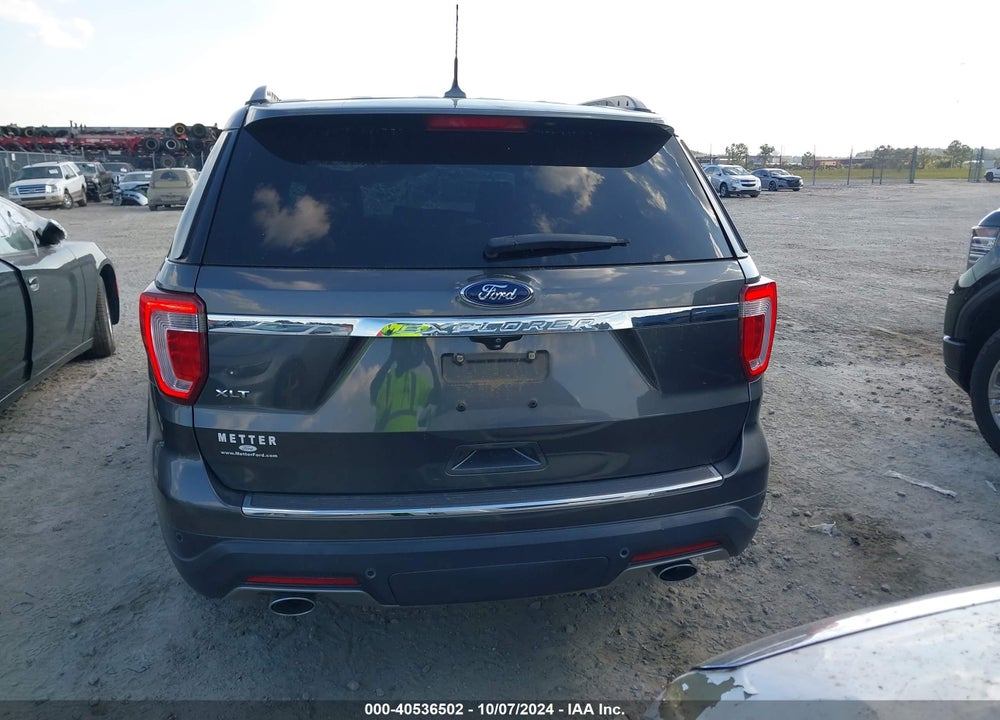 2018 FORD EXPLORER XLT VIN: 1FM5K7D80JGC39402