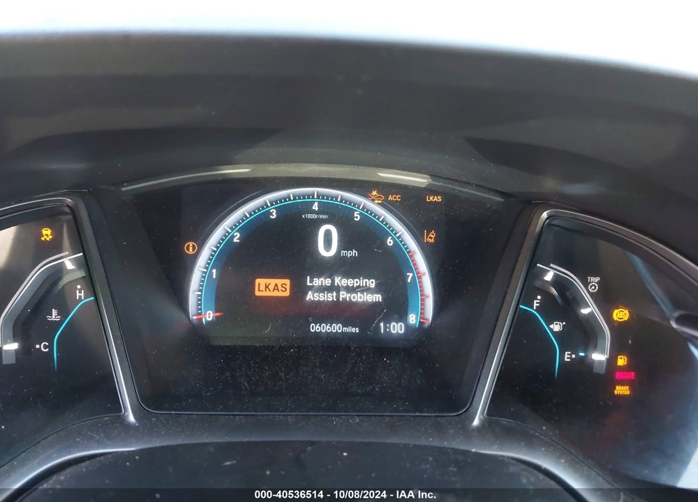 2019 HONDA CIVIC EX-L VIN: SHHFK7H85KU221233