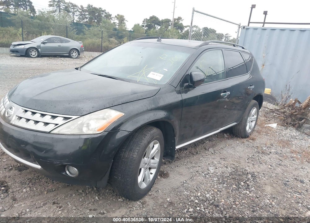 2007 NISSAN MURANO SL VIN: JN8AZ08W67W650370