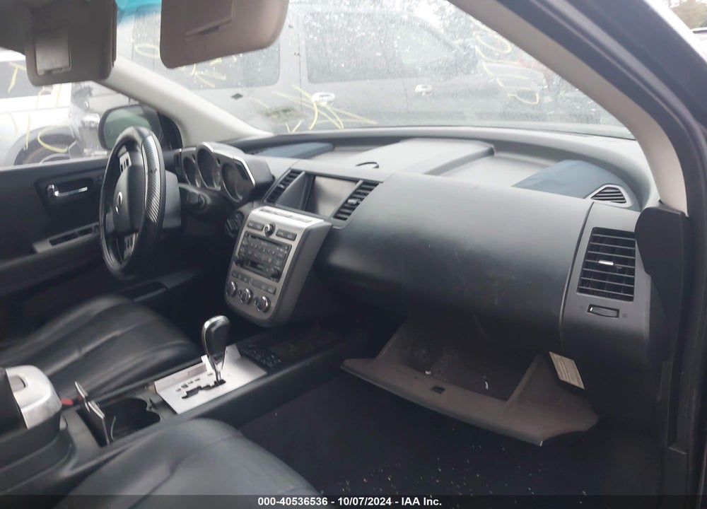 2007 NISSAN MURANO SL VIN: JN8AZ08W67W650370