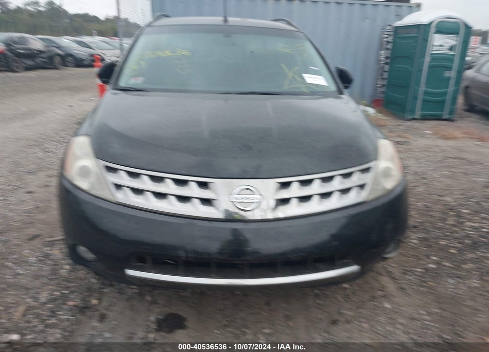 2007 NISSAN MURANO SL VIN: JN8AZ08W67W650370