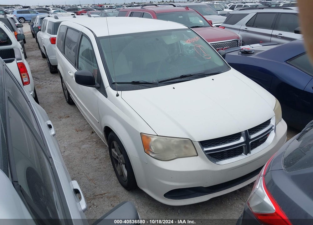 2013 DODGE GRAND CARAVAN SE VIN: 2C4RDGBG1DR665161
