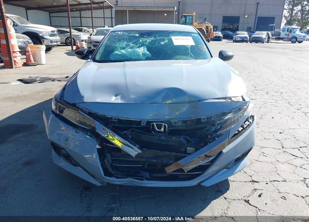 2022 HONDA ACCORD SPORT VIN: 1HGCV1F39NA114913