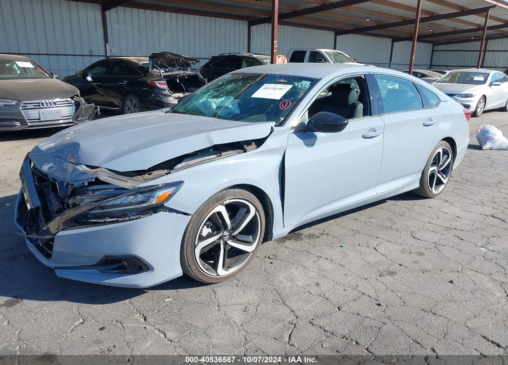 2022 HONDA ACCORD SPORT VIN: 1HGCV1F39NA114913
