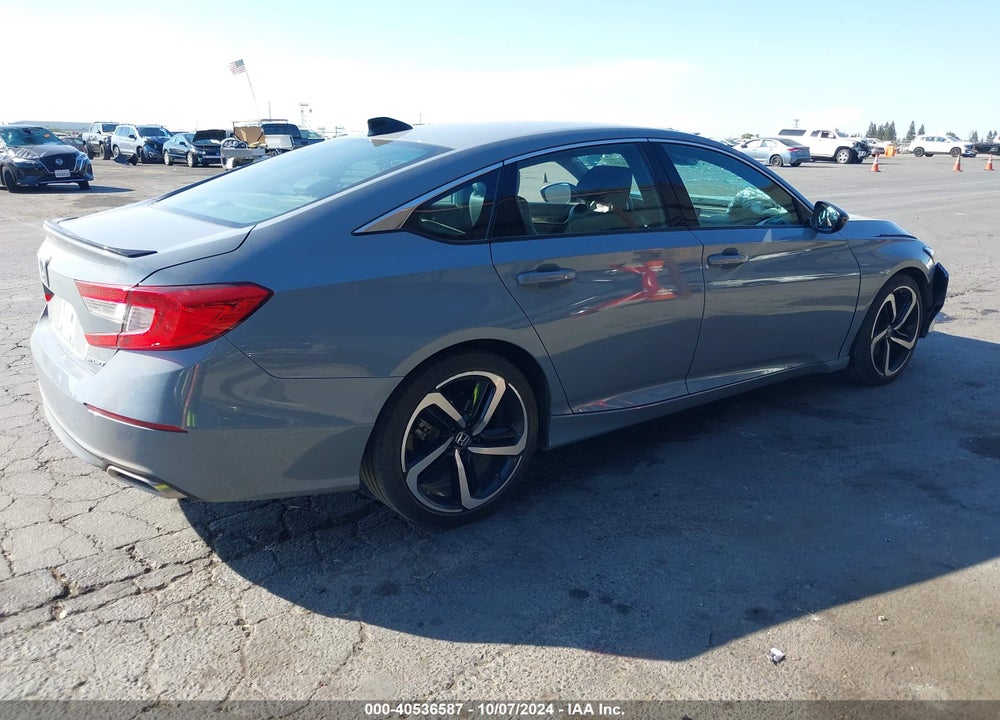 2022 HONDA ACCORD SPORT VIN: 1HGCV1F39NA114913