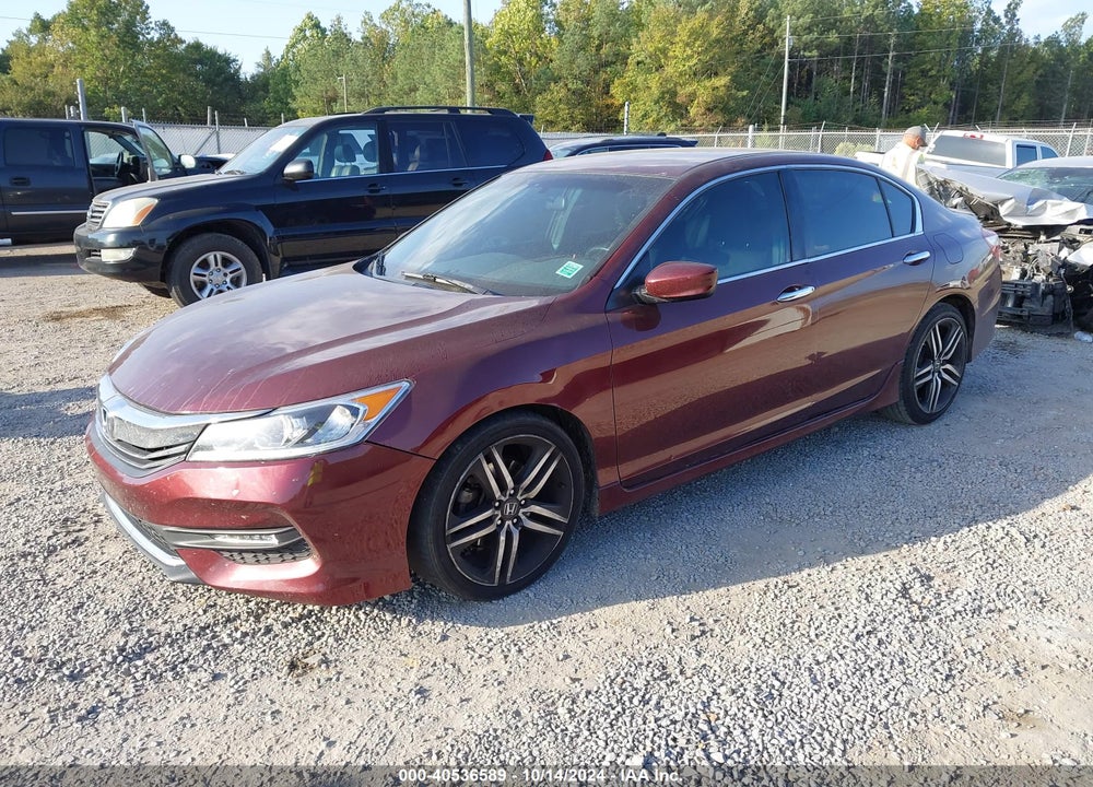 2017 HONDA ACCORD SPORT VIN: 1HGCR2F54HA175070