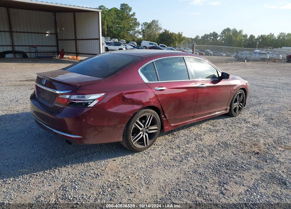 2017 HONDA ACCORD SPORT VIN: 1HGCR2F54HA175070