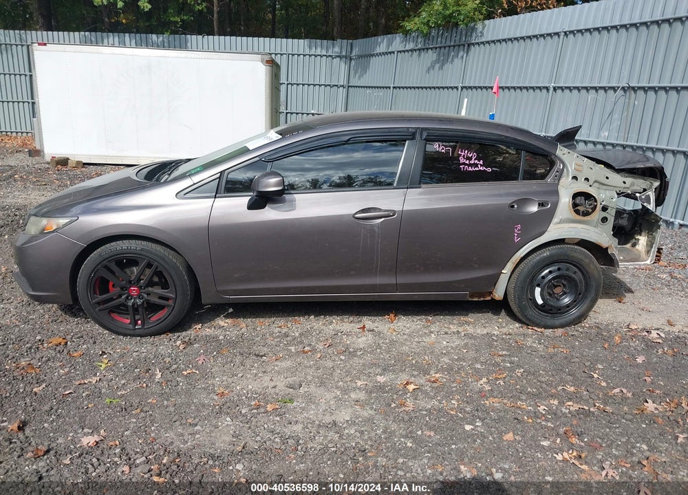 2013 HONDA CIVIC LX VIN: 19XFB2F5XDE073344