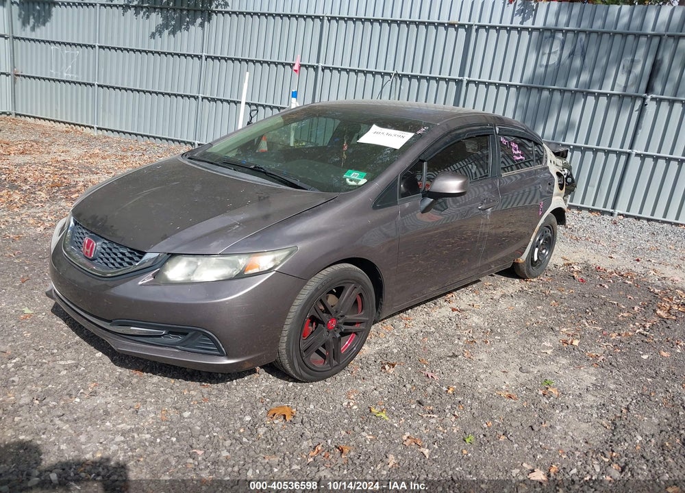 2013 HONDA CIVIC LX VIN: 19XFB2F5XDE073344
