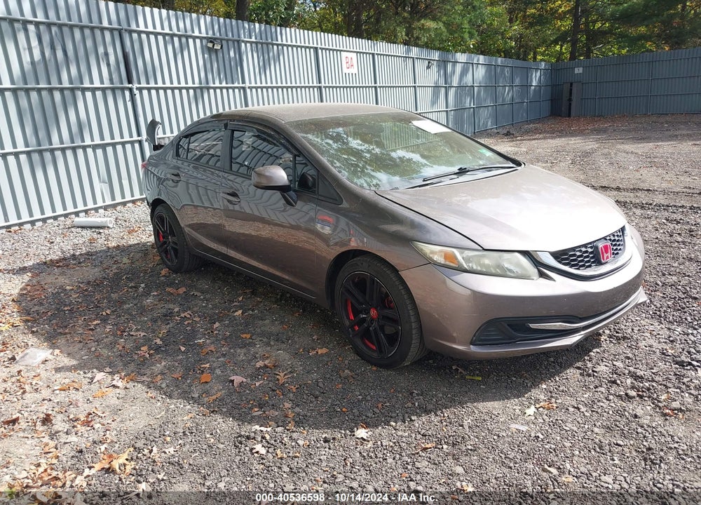 2013 HONDA CIVIC LX VIN: 19XFB2F5XDE073344