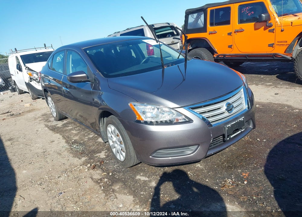 2015 NISSAN SENTRA SV VIN: 3N1AB7AP4FY377080