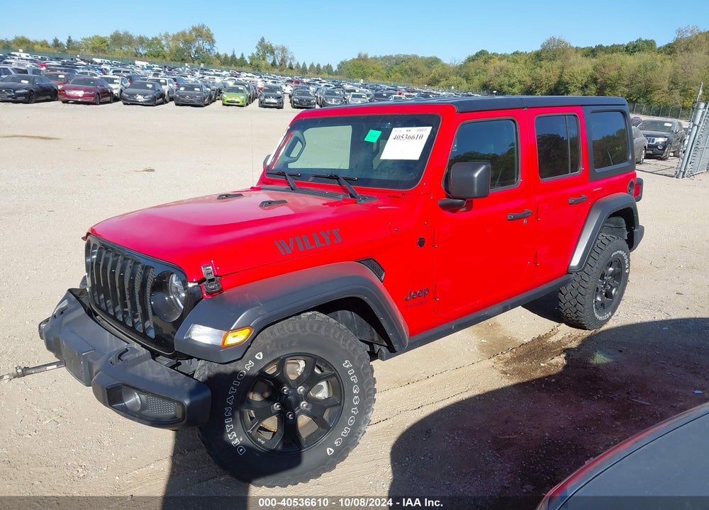 2021 JEEP WRANGLER UNLIMITED WILLYS 4X4 VIN: 1C4HJXDN5MW814694