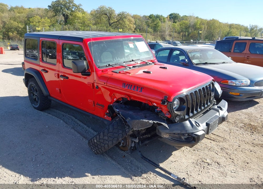 2021 JEEP WRANGLER UNLIMITED WILLYS 4X4 VIN: 1C4HJXDN5MW814694