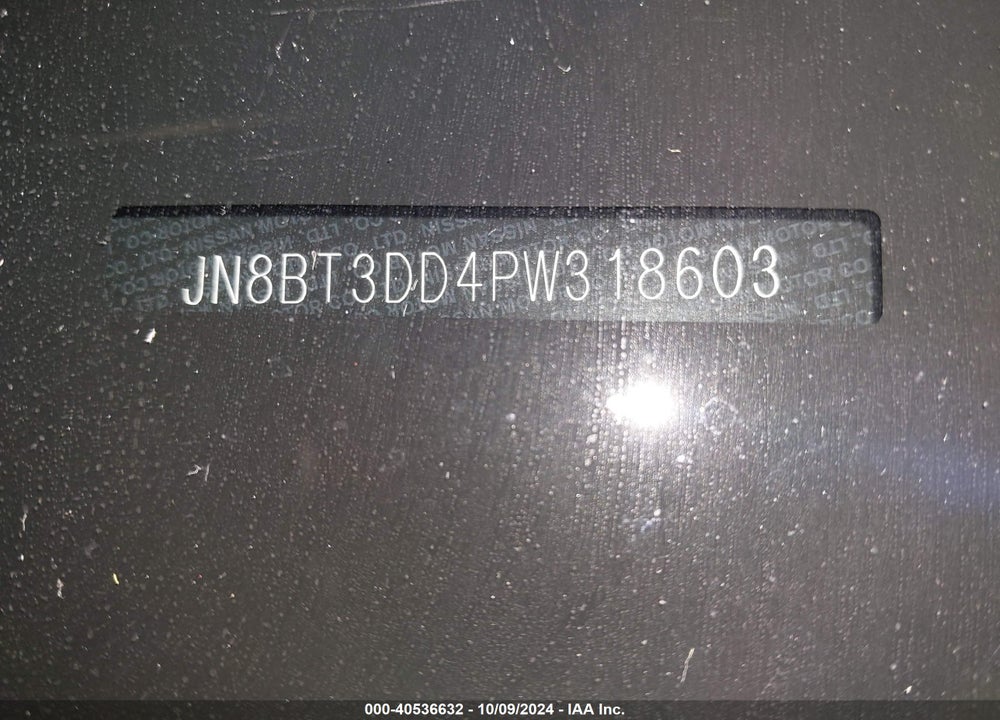 2023 NISSAN ROGUE PLATINUM INTELLIGENT AWD VIN: JN8BT3DD4PW318603