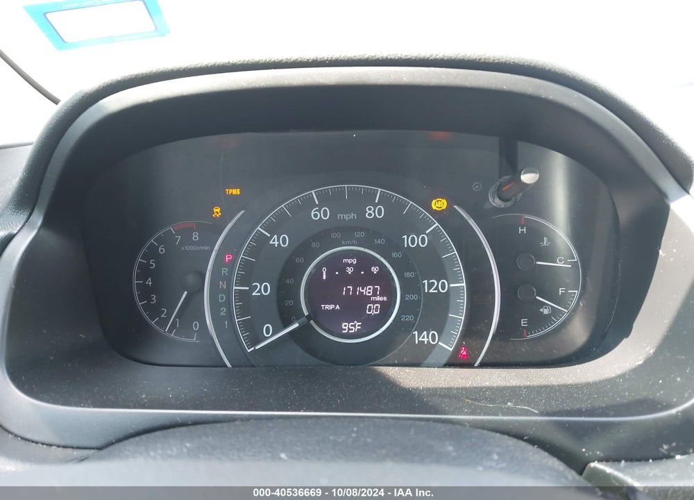 2013 HONDA CR-V EX-L VIN: 2HKRM4H70DH614754