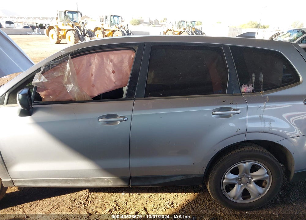 2018 SUBARU FORESTER 2.5I VIN: JF2SJAAC7JG447617