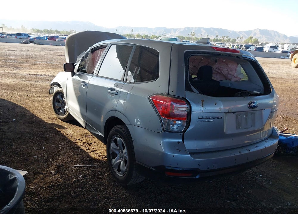2018 SUBARU FORESTER 2.5I VIN: JF2SJAAC7JG447617